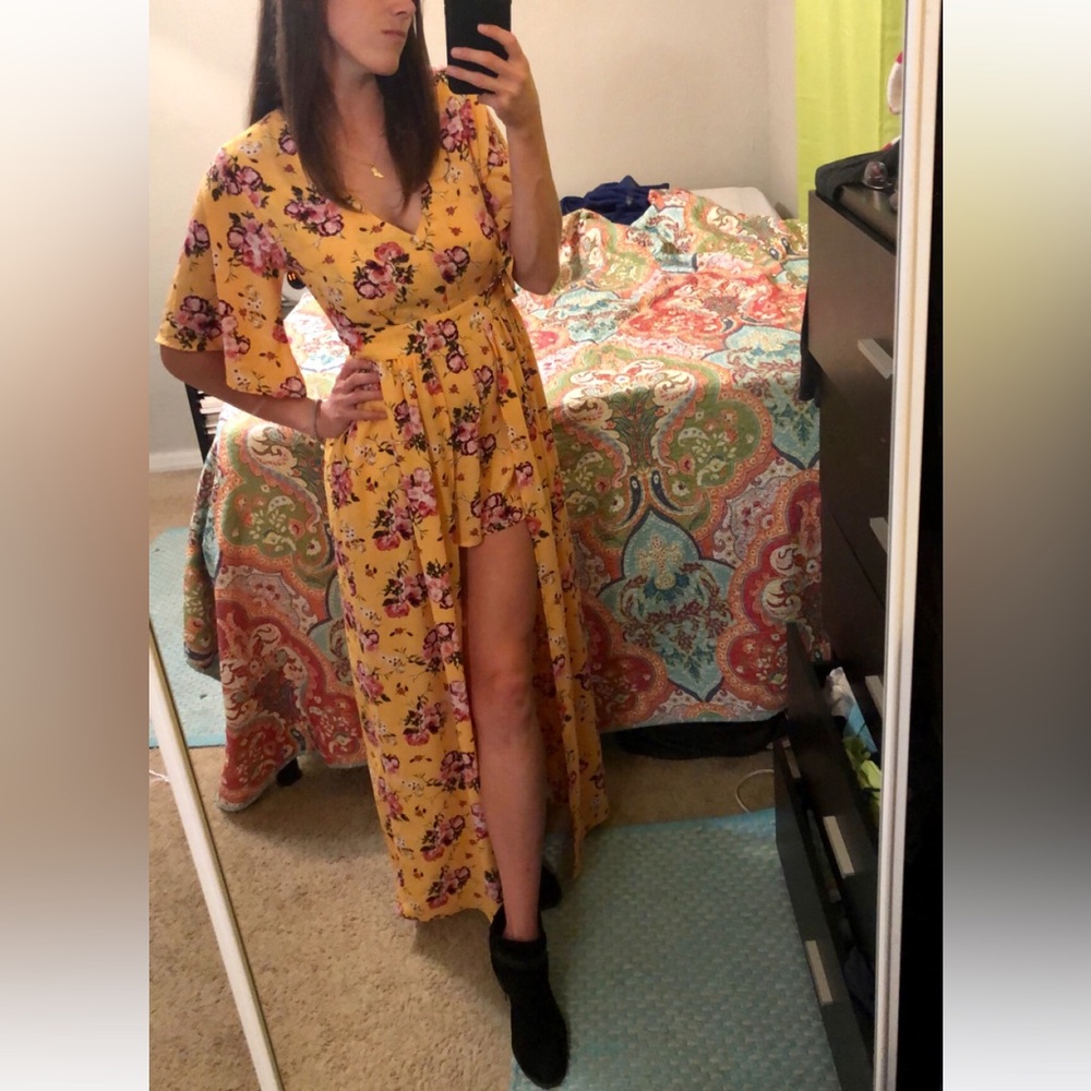 J for Justify Floral Romper Dress - Picture 7 of 7